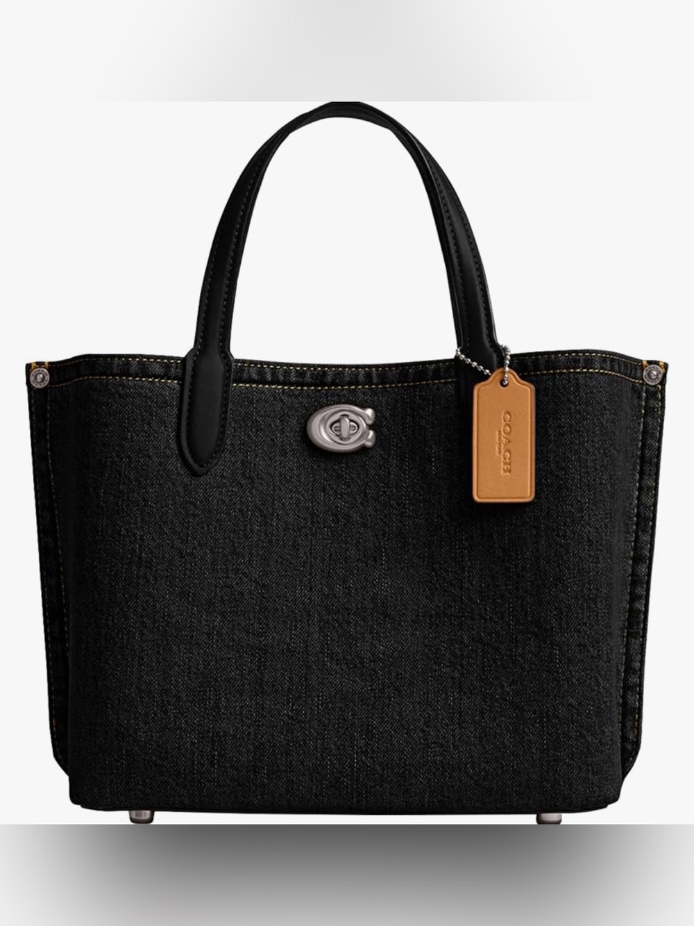 Coach Willow 24- Black Denim